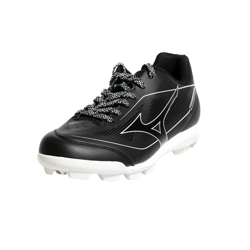 Mizuno CushionRevo Junior Moulded Cleats - Black/White