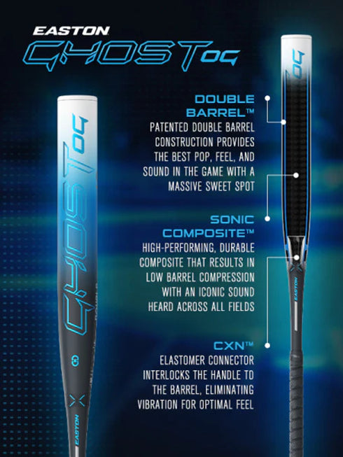 Easton 2025 Ghost Double Barrel OG -10 Softball Bat