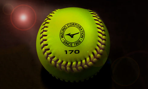 Mizuno M170 12in Solid-Core Softball || 6 Pack