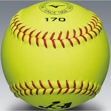 Mizuno M170 12in Solid-Core Softball || 6 Pack