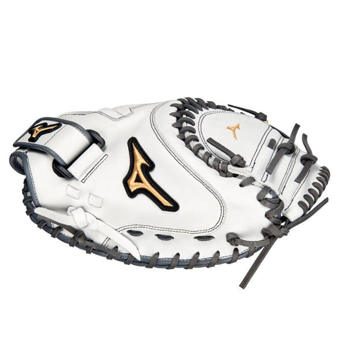 Mizuno MVP Prime Softball 34in Catcher's Glove White