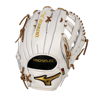 Mizuno Pro Select 12.5in Pitchers Glove || White GPSF-71D