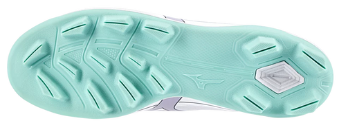 Mizuno CushionRevo Finch Women's Moulded Cleats - White/Lavender/Ice Green