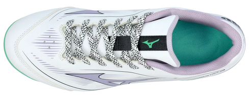 Mizuno CushionRevo Finch Women's Moulded Cleats - White/Lavender/Ice Green
