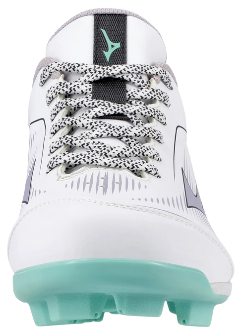 Mizuno CushionRevo Finch Women's Moulded Cleats - White/Lavender/Ice Green