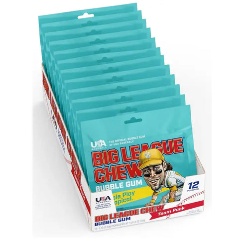 Big League Chew Bubblegum - 12 Pack
