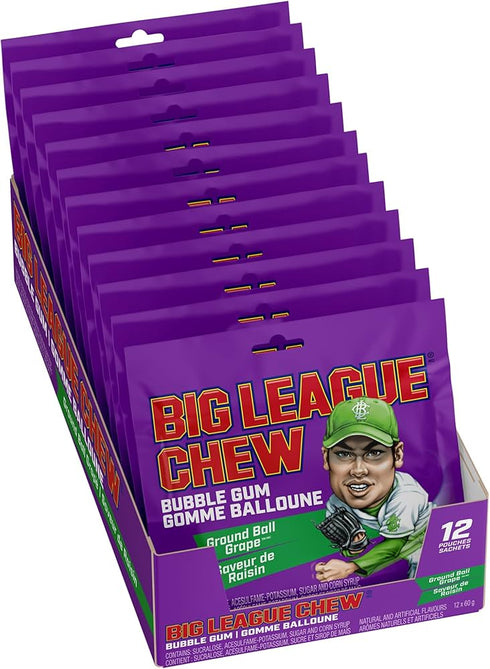Big League Chew Bubblegum - 12 Pack