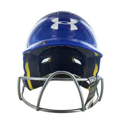 Under Armour Converge Gloss Batting Helmet with Mask