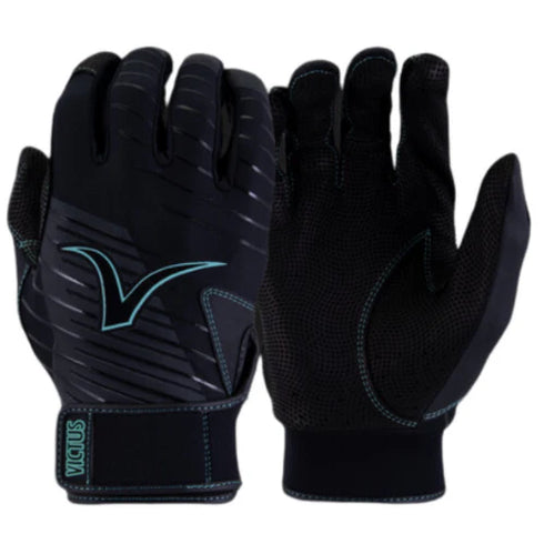 Victus Team Batting Gloves Adult - Black/Mint