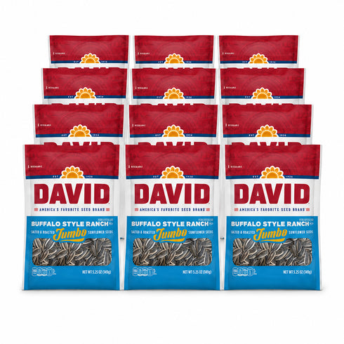David Flavoured Sunflower Seeds Buffalo Ranch - Box of 12