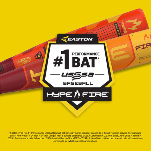Easton HYPE FIRE Composite 2-Piece -5 USSSA Baseball Bat