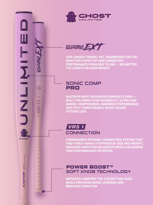 Easton 2026 Ghost Unlimited -8 Softball Bat