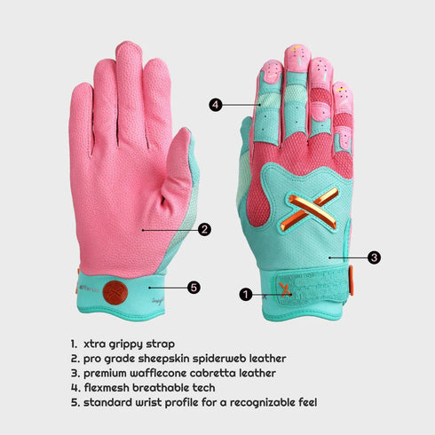 ARiA Miami Ice Adult Batting Gloves || Absolutely Ridiculous Innovations