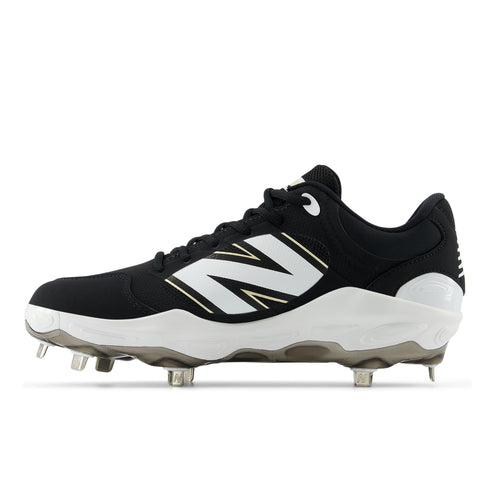 New Balance Fresh Foam L3000BK7 2E Fit Metal Cleats - Black