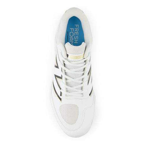 New Balance Fresh Foam L3000TW7 Metal Cleats - White