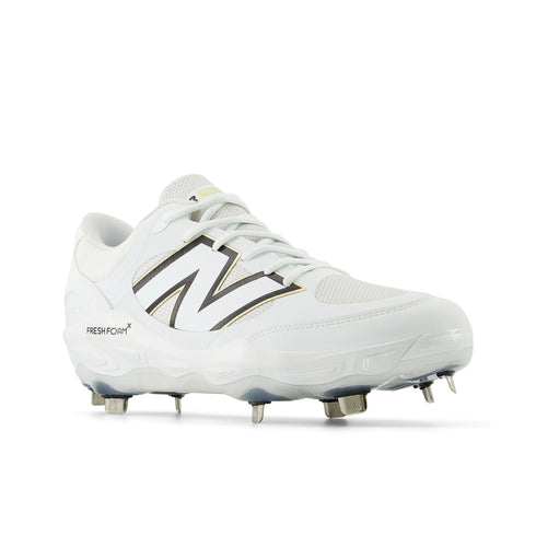 New Balance Fresh Foam L3000TW7 Metal Cleats - White