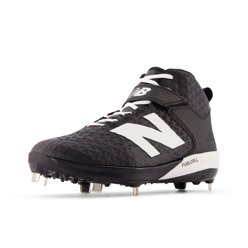 New Balance FuelCell 4040v8 2E Fit Mid Metal Cleats - Black