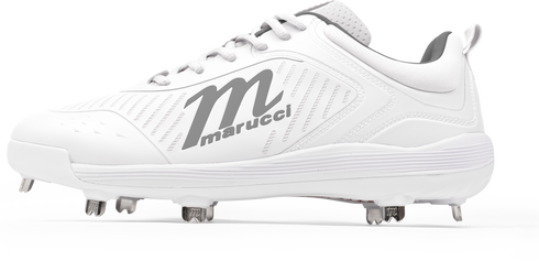 Marucci CFT Low Metal Cleats - White