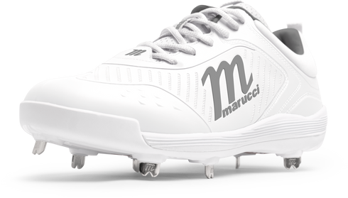 Marucci CFT Low Metal Cleats - White