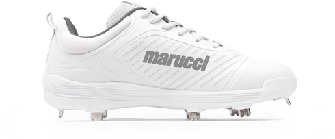 Marucci CFT Low Metal Cleats - White