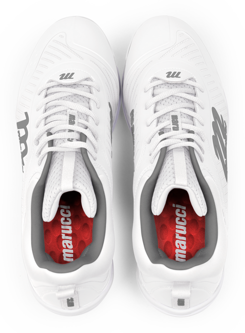 Marucci CFT Low Metal Cleats - White