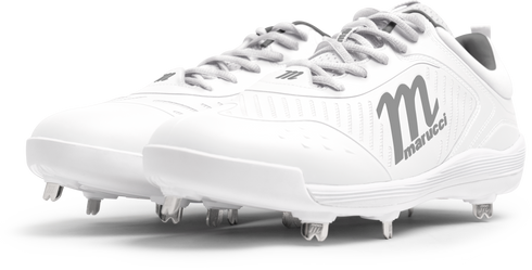 Marucci CFT Low Metal Cleats - White
