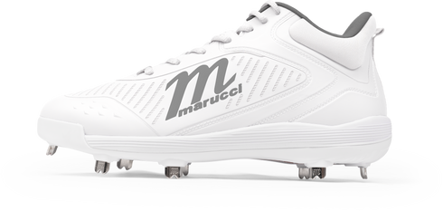 Marucci CFT Mid Metal Cleats - White