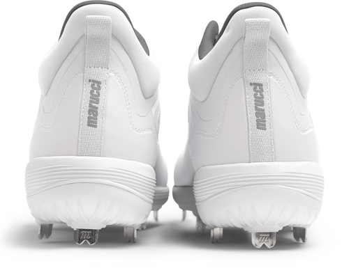 Marucci CFT Mid Metal Cleats - White