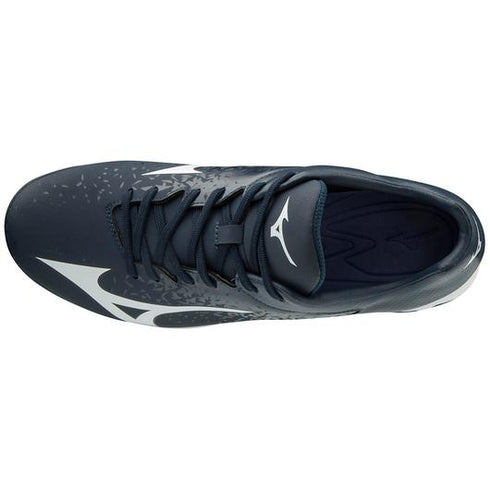 Mizuno Wave Select Nine Moulded Cleats - Navy/White