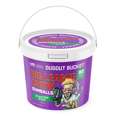Big League Chew Gumball Bucket - Grape