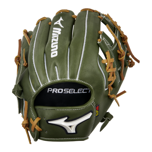 Mizuno Pro Select 11.5in Infield Glove || Army Green GPS-41R