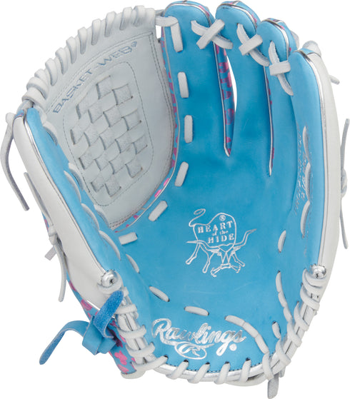 Rawlings Heart of the Hide 12.5in Foil Print Softball Glove || PRO125SB-3CBW-RHT