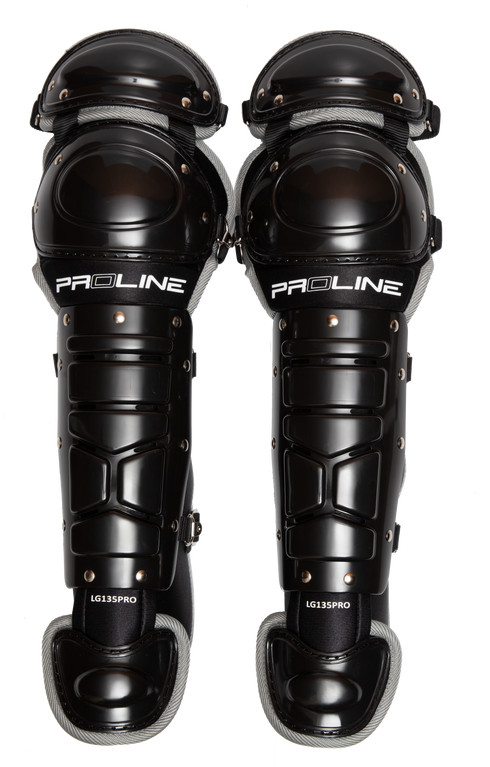 Proline Blackout Youth Leg Guards - 13.5IN