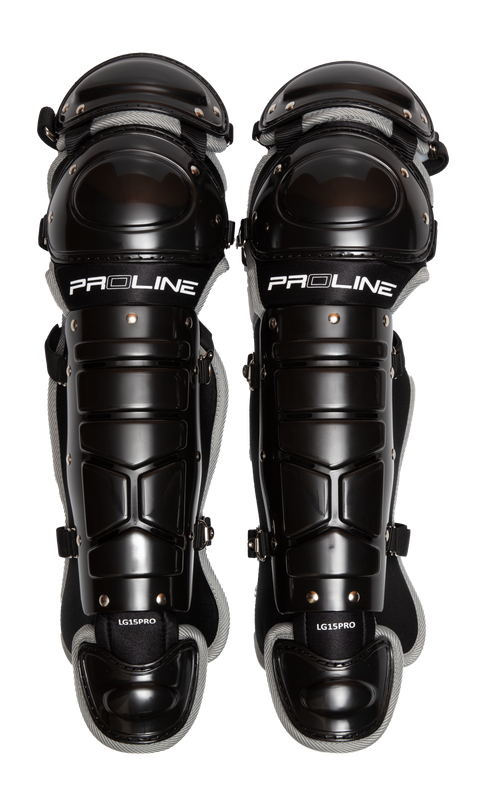 Proline Blackout Youth Leg Guards - 13.5IN