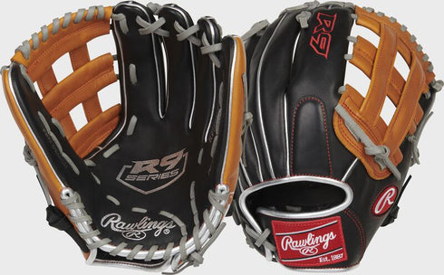 Rawlings R9 Contour 12in Outfield Glove || R9120U-6BT