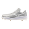 Mizuno Pro Select Metal Cleats - Grey/White