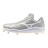 Mizuno Pro Select Metal Cleats - Grey/White