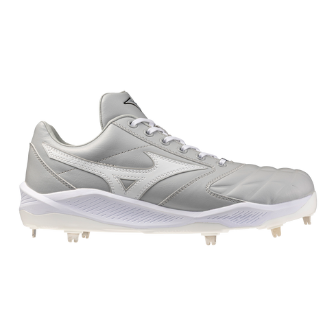 Mizuno Pro Select Metal Cleats - Grey/White