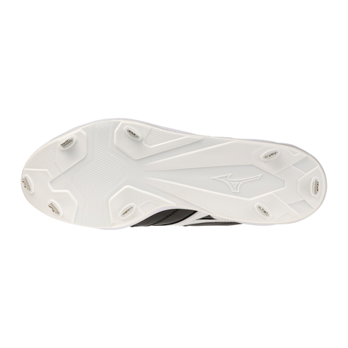Mizuno Pro Select Metal Cleats - Black/White