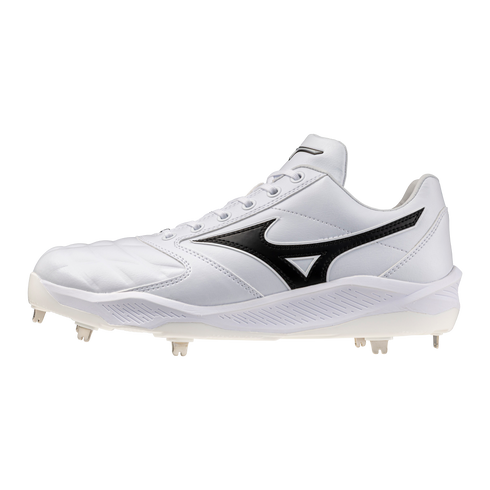 Mizuno Pro Select Metal Cleats - White/Black