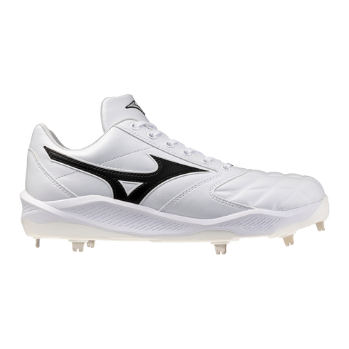 Mizuno Pro Select Metal Cleats - White/Black