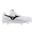 Mizuno Pro Select Metal Cleats - White/Black