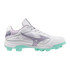 Mizuno CushionRevo Finch Women's Moulded Cleats - White/Lavender/Ice Green