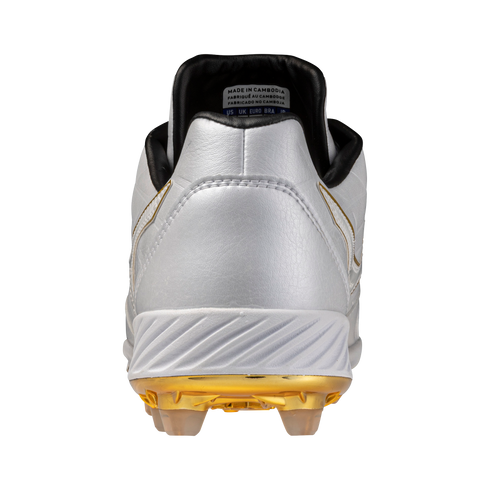 Mizuno CushionRevo Pro TPU Moulded Cleats - White/Gold