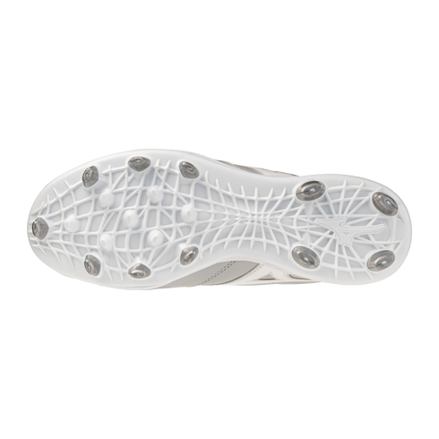 Mizuno Pro Select TPU Moulded Cleats - Grey/White