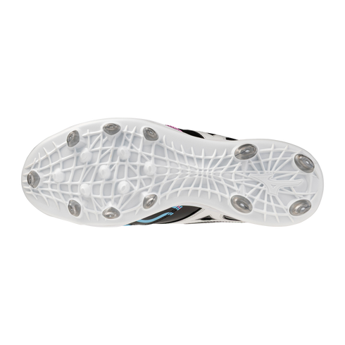 Mizuno Pro Select TPU Moulded Cleats - Black/White/Blue Jewel