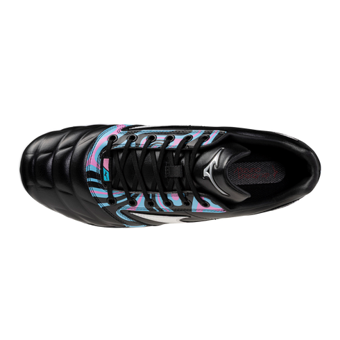 Mizuno Pro Select TPU Moulded Cleats - Black/White/Blue Jewel