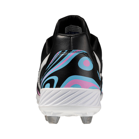 Mizuno Pro Select TPU Moulded Cleats - Black/White/Blue Jewel