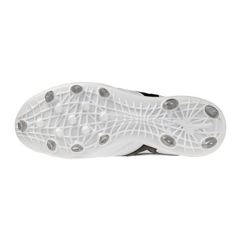 Mizuno Pro Select TPU Moulded Cleats - White/Black