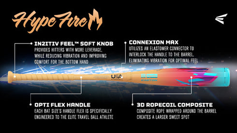 Easton 2027 Hype Fire USA (-10) Baseball Bat